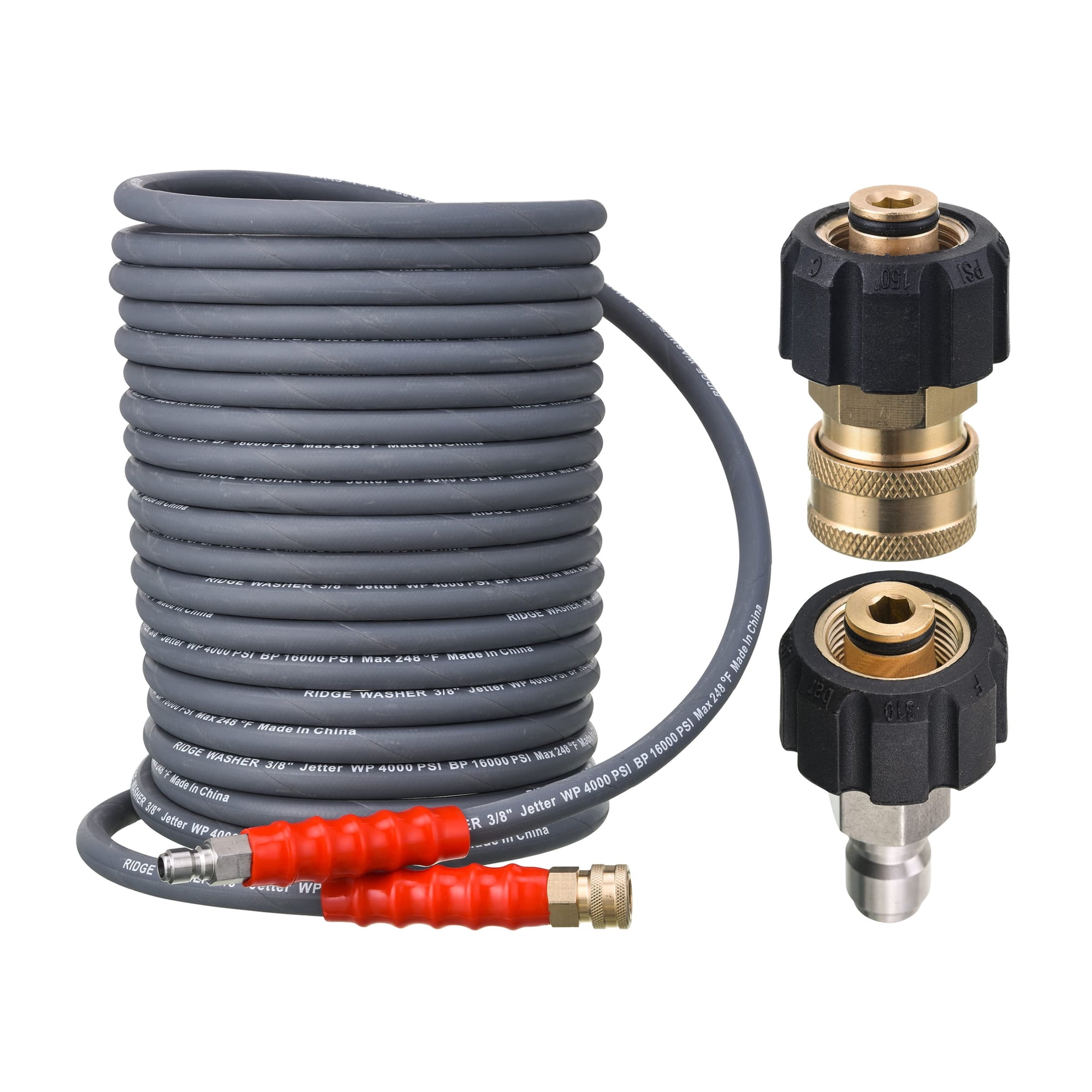 Manguera De Lavado A Presión Ridge Washer De 50 Pies X 9.5 Mm Para Agua Caliente
