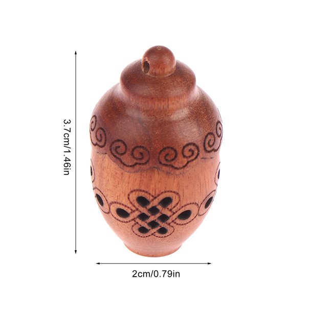 1PCS Wood Medicine Pill Box Mini Sandalwood Rescue Pill Case Portable Storage Sealed Pill Box Orgainer For Personal Health Care