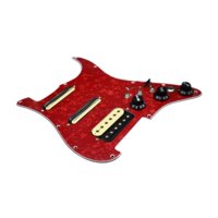 Bothyi - Pickguard Precableado Cargado Ssh Pickups Scratchplate Para Guitarras Eléctricas Accesorios Rojo