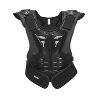 Ioensy - Chaleco Blindado Para Niños Cofre Columna Vertebral Proteger Bicicleta Deportes Equipo De Protección Niños S Negro