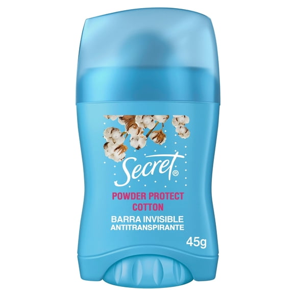 Desodorante Barra Antitranspirante Secret Powder Protect Cotton Mujer, 45 g