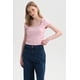 thumbnail image 1 of Polera Mujer Recogido Cropped Palo Rosa, 1 of 4