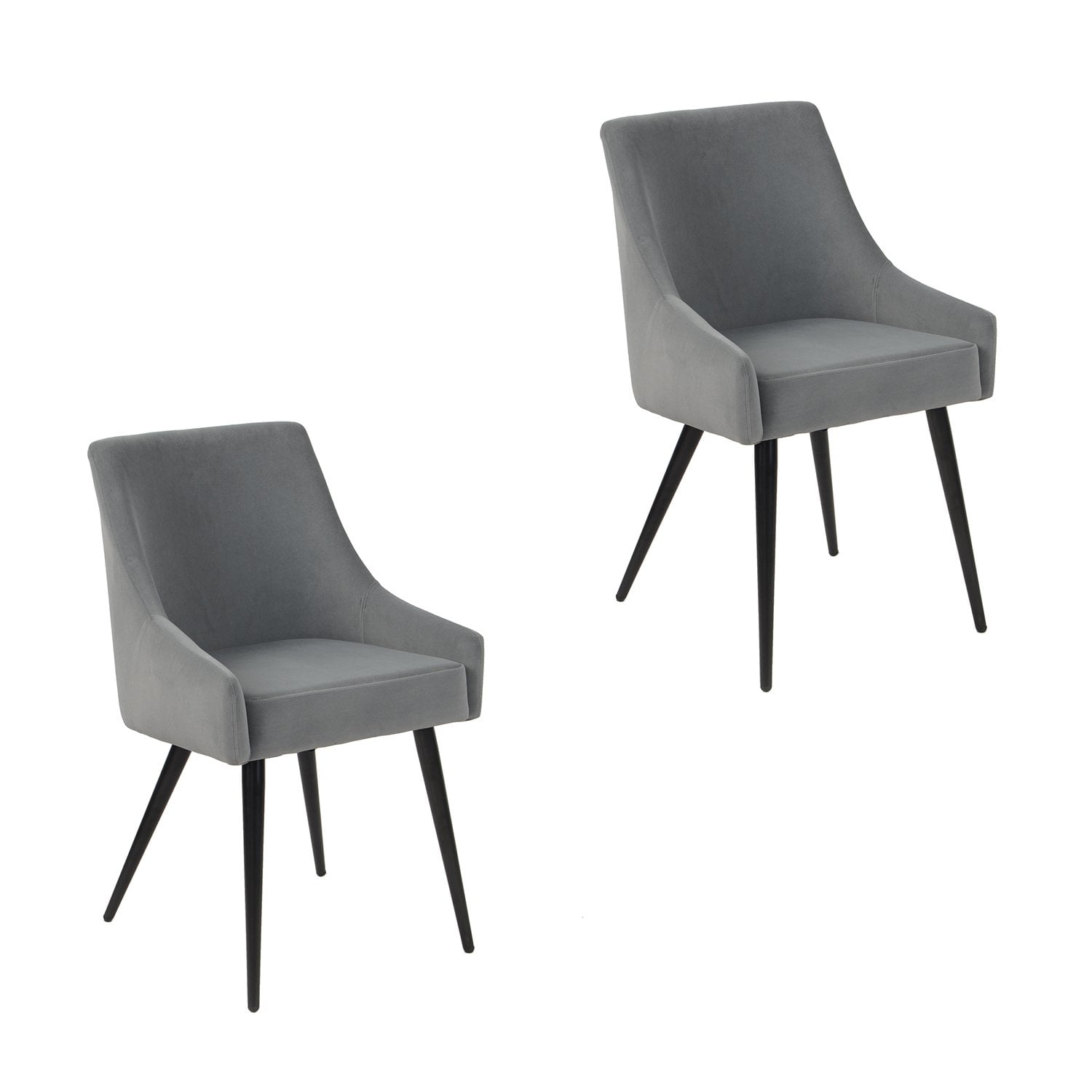 Novahus - Pack 2 Sillas Comedor Jean Gris