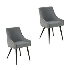 Novahus - Pack 2 Sillas Comedor Jean Gris