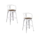 thumbnail image 1 of Set 2 Pisos Taburete De Bar 75 Cm Tolix Alfred Blanco, 1 of 3