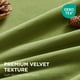 thumbnail image 2 of Cortinas Joydeco de terciopelo verde musgo, opacas térmicas, 132 x 244 cm, 2 of 9