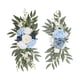 thumbnail image 5 of Paquete de 2 flores de seda, arco de boda, flores, puerta, telón de fondo floral, guirnalda de flores artificiales para fiesta, escenario, actuación, Azul, 5 of 5