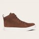 thumbnail image 3 of Zapatilla Altas de Cuero Manquehue OLKI - Café Oscuro/Blanca blanco 42, 3 of 9