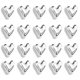 thumbnail image 1 of Imanes para nevera Janvelle 20 piezas Corazón plateado, 1 of 8
