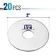 thumbnail image 2 of Arandelas de brida Bates Choice 1/2" x 5 cm 20 uds Acero Inoxidable, 2 of 7