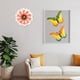 thumbnail image 4 of Decoración de pared de flores de metal y arte de pared de mariposas, 3 piezas de decoración de pared de terraza de jardín interior y exterior, escultura artística de valla de metal para exteriores, 4 of 6