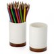 thumbnail image 1 of Porta lápices Officepal 11 cm blanco (2 unidades), 1 of 6