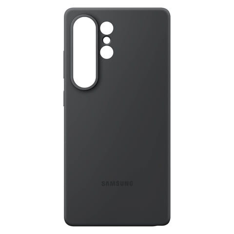 Funda De Silicona Negra Para Samsung Galaxy S25 Ultra