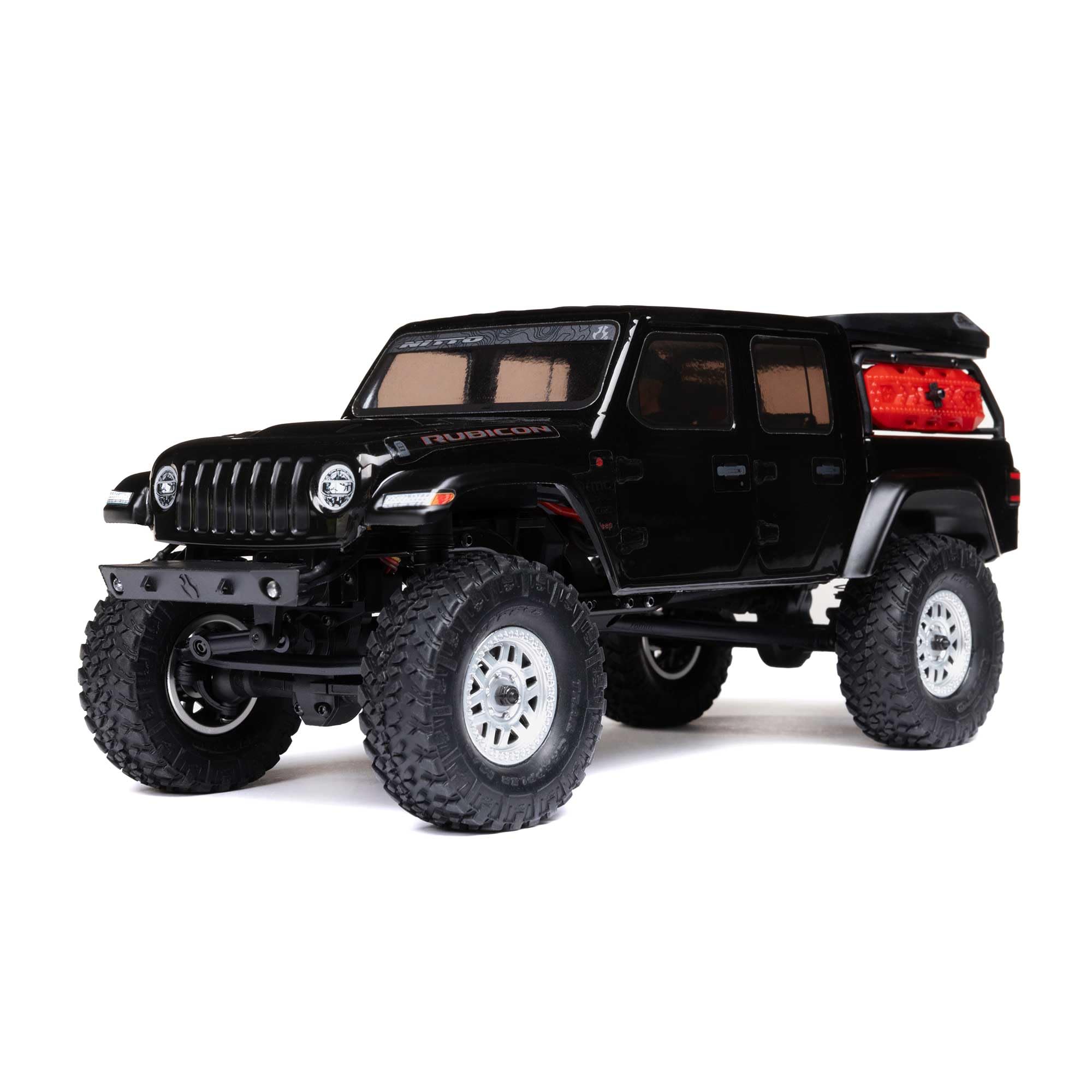 Camión Rc Axial Scx24 Jeep Gladiator 4Wd Rock Crawler Rtr Negro