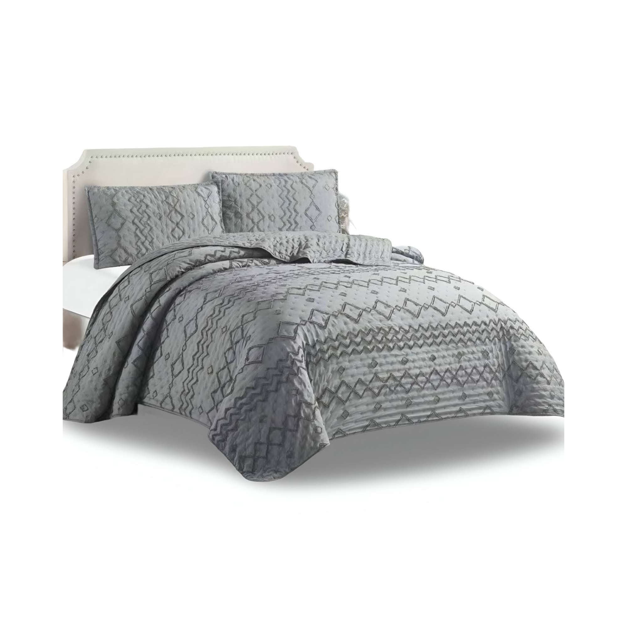 Meipulis - Quilt Cubrecama Tufting De Lujo Suave 2 Plazas 15