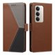 thumbnail image 4 of Funda Libro Tricolor para Xiaomi Redmi 15 con Ranuras para Tarjetas, Marrón, 4 of 6