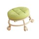thumbnail image 5 of Taburete Bajo Con Ruedas, Redondo, De Baja Altura Y Asiento Bajo Con Ruedas Para Oficina, Porche, Sala De Juegos, Color Verde, 5 of 5