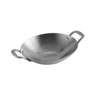 Magideal - Olla Para Tropas De Mariscos, Olla Para Fideos Instantáneos, Utensilios De Cocina De Calentamiento Rápido, Olla De Ramen Coreana Con Doble Mango Para , Plata, S