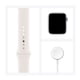 thumbnail image 5 of Reloj Apple Watch SE 2nd Gen GPS 44mm Silver Aluminum Case White Sports Band Reacondicionado, 5 of 6