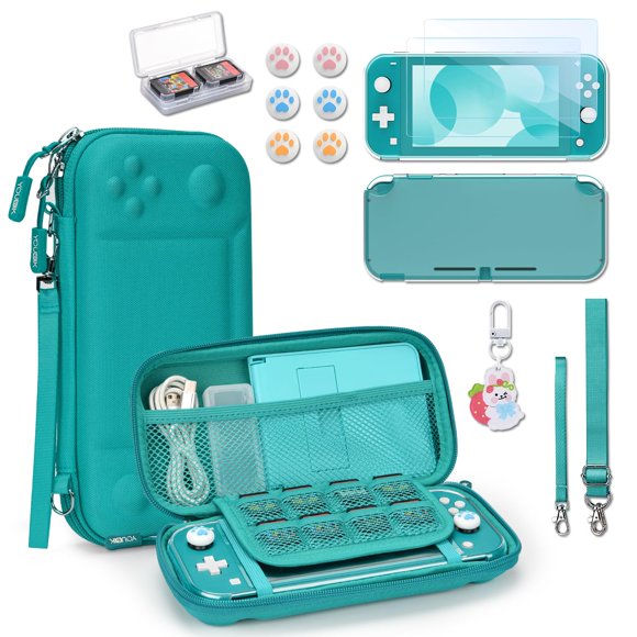 Funda Switch Lite YK YOUNIK Kit 14 en 1 Verde