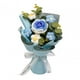 thumbnail image 4 of Ramo de flores de ganchillo con flores de punto, flor conservada tejida a mano terminada, regalo del Día de San Valentín para el cumpleaños del Día de Azul, 4 of 5