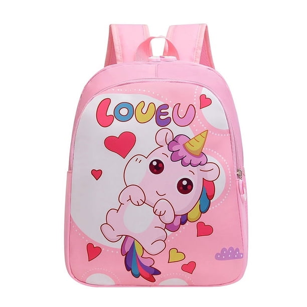 Children's Unicorn Backpacks New Kindergarten Schoolbag Boys And Girls Cartoon Backpacks Preschool Bag