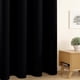 thumbnail image 5 of Juego de cortinas opacas CUCRAF, color negro puro, 274 cm de longitud, 2 paneles, 5 of 7
