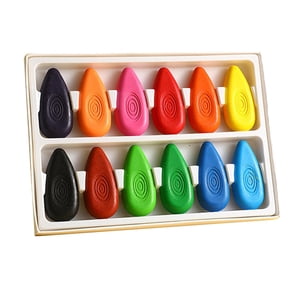 Bothyi - Niños Crayones Marcador Lavable Niños Pequeños Bebé Para Regalo Cumpleaños Libro Para Colorear 12 Colores