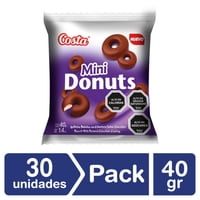 Costa - Galleta Snack Mini Donut 40 Gr X 30 Uni