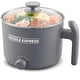 thumbnail image 1 of Olla eléctrica compacta Elite Gourmet NOODLE EXPRESS de acero inoxidable de 1,2 L, 1 of 7