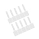 thumbnail image 2 of 10x Bridas Para Cables Reutilizables Organizador De Cables Para Centros De Datos Cables De Computadora Para El Hogar Blanco, 2 of 5