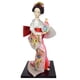 thumbnail image 5 of Decoración De Estante De Mu?ecas De Kimono Artesanal De Geisha Japonesa De 12 Pulgadas, 5 of 5