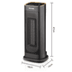 thumbnail image 2 of Calefactor Cerámico De Torre De 2000w Termostato Ajustable NEGRO, 2 of 4