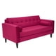 thumbnail image 4 of Sofa Retro 3C Felpa 00 Burdeo, 4 of 6