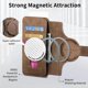 thumbnail image 3 of Funda Billetera Magnética para Samsung Galaxy A16 Soporte Tarjetas Desmontable Marrón, 3 of 6