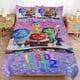 thumbnail image 1 of x504 Inside Out 2 Bed Duvet Cover Microfiber Bedding Sets 3D Printed Lightweight 3 Piece Comforter Sets, 1 Duvet Cover And 2 Pillow Shams for Kids Boys Girls 90"x90" jn504, 1 of 5