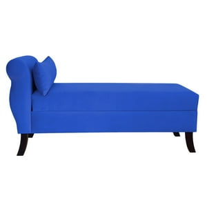 Tapiceria Moderna - Banqueta Baul New Diva Color Azul Rey