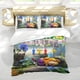 thumbnail image 5 of Pikmin Conjunto de sábanas temático, trío de piezas, cómodo y amigable con la piel, diseño único, regalo de decoración para el hogar para familiares, amigos y fans,173cm *218cm, 5 of 6