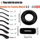 thumbnail image 3 of Soporte antideslizante para gafas MOLDERP, 12 pares (negro y transparente), 3 of 7