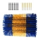 thumbnail image 2 of Cepillo rascador para ganado, cepillo de completo, herramienta de limpieza con tornillos, rascador de animales resistente, cepillo para caballo Azul y amarillo, 2 of 5