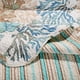 thumbnail image 3 of Set de edredón Greenland Home Atlantis Coastal Sea Coral Twin/XL, 3 of 6