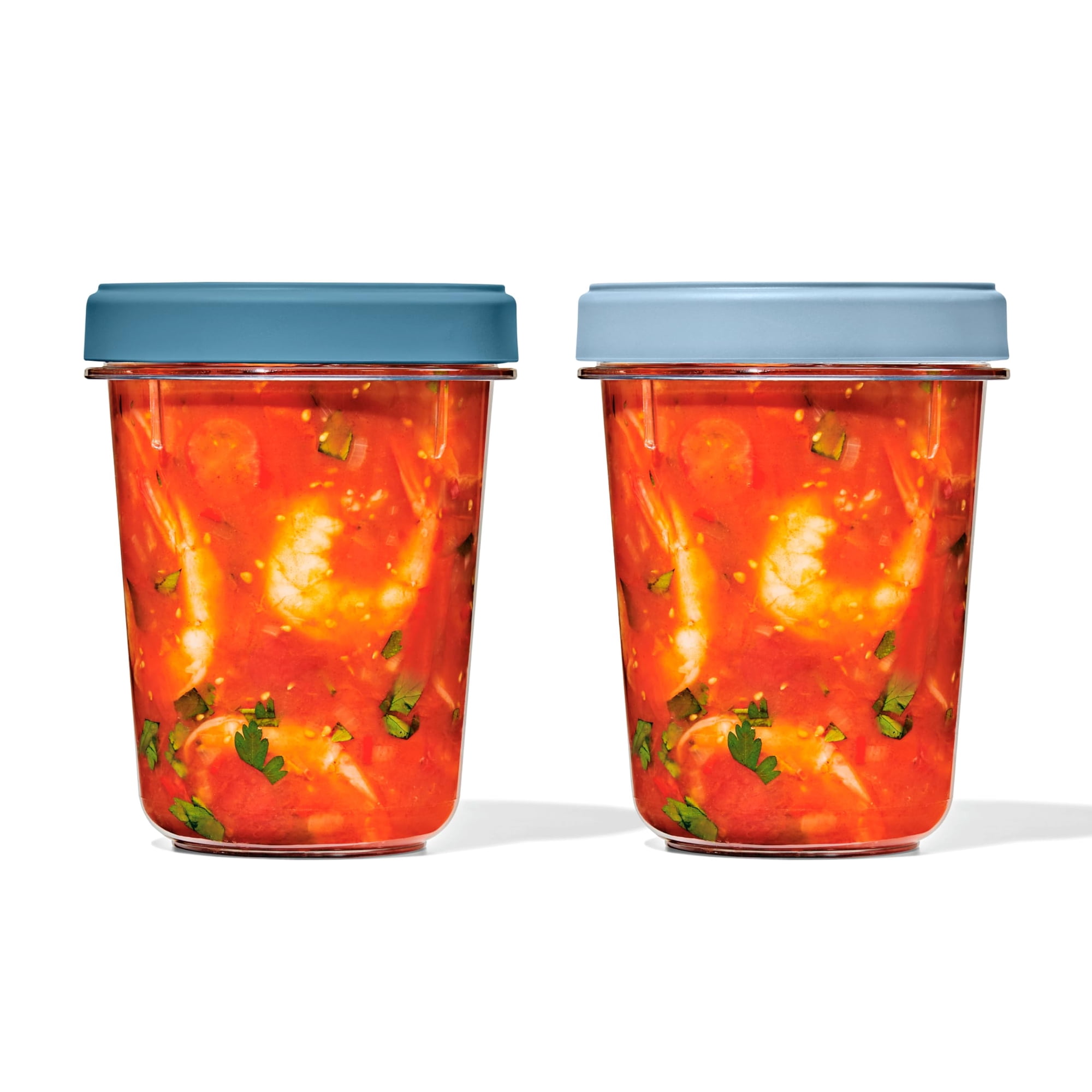 Contenedor Oxo Good Grips Twist & Stack 946 Ml Paquete De 2