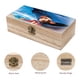 thumbnail image 3 of Underdog Caja Organizadora de Madera Rústica - Caja Decorativa Multifuncional para Escritorio, Hogar, Oficina, Joyas y Manualidades, 3 of 6
