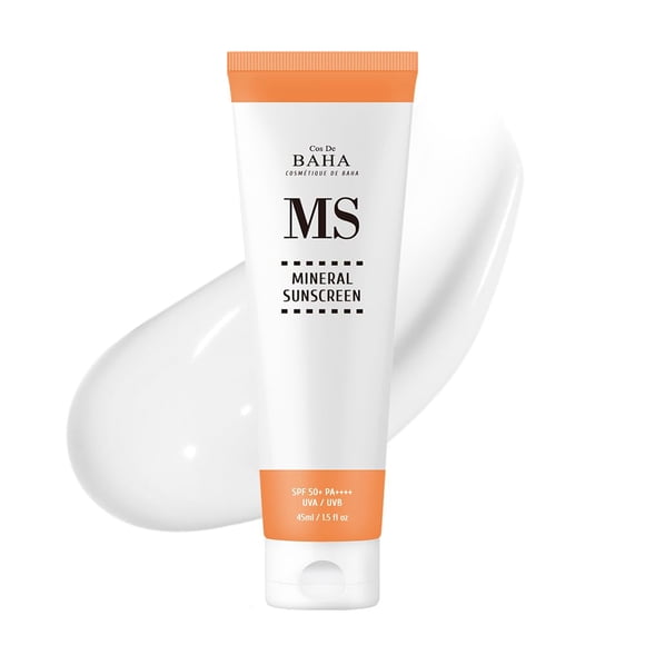 Protector solar facial Cos De BAHA MS Mineral con óxido de zinc 45 ml