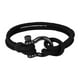 thumbnail image 4 of Parejas Cuerda Pulsera Brazalete Moda Impermeable Para Acampar Al Aire Libre Negro, 4 of 5