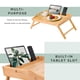 thumbnail image 4 of Charola de bambú para cama Rossie Home para laptops de hasta 15.6'', 4 of 5