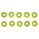 thumbnail image 5 of Válvula de aire 10 piezas vástago Mud Guard Silicone Rubber Cap Universal Green, 5 of 5