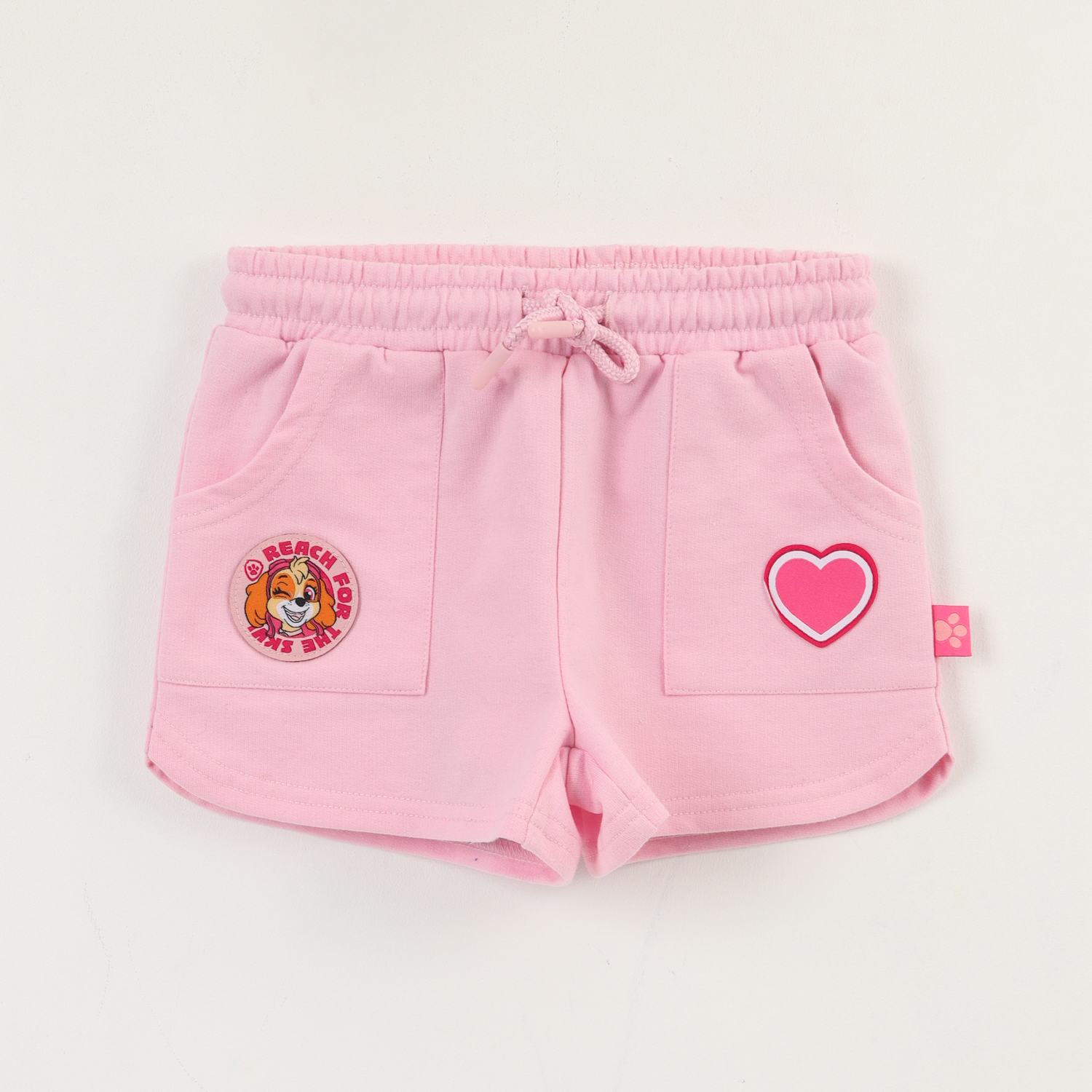 Short Niña Rosado Logo Paw Patrol