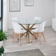 thumbnail image 1 of Comedor Mesa Equiz 120cm + 4 Sillas Tulip Blanca | Diseño Elegante, 1 of 3