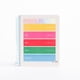 thumbnail image 4 of Cuaderno 1/2 oficio rainbow vibes 3 materias, 4 of 5